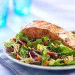 Grilled Salmon Salad - Dinner Size