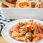 Spaghetti or Penne with Meatballs Large Catering